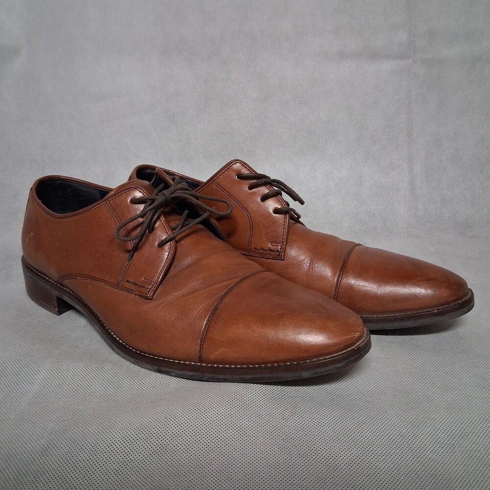 Cole Haan Harmon Grand Cap Toe Oxford Men's US 11M Brown